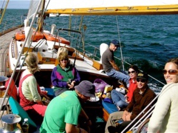 Sailing and Chartering aboard the Classic Sailboat Magic Carpet out of Edgartown, Martha's Vineyard