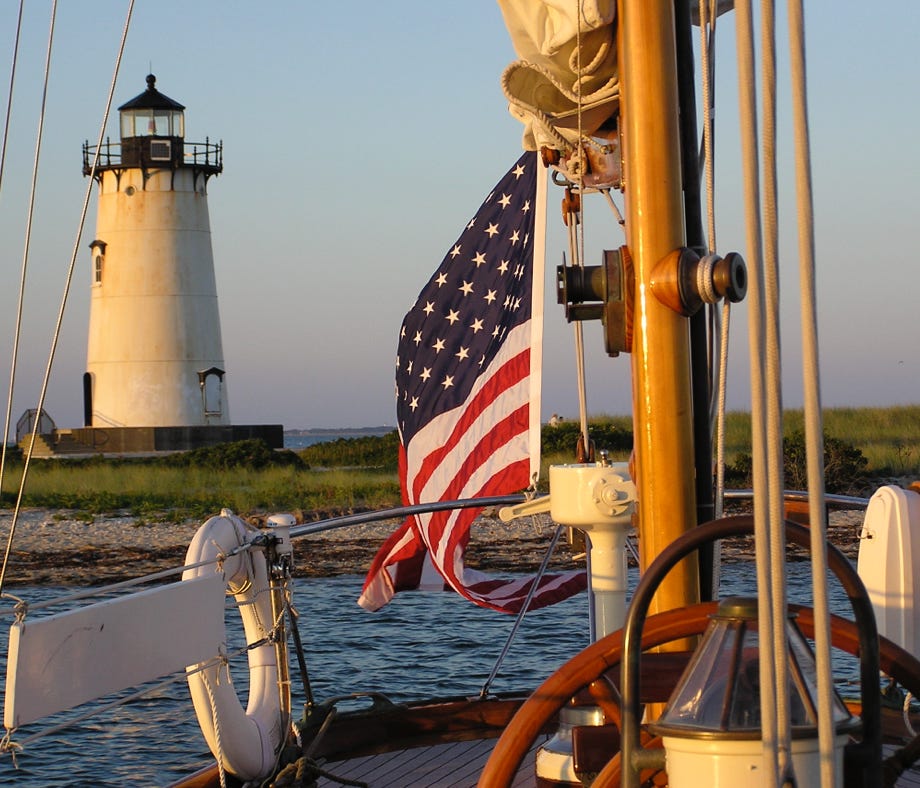 Magic Carpet sailing and chartering out of Edgartown Harbor, Martha's Vineyard
