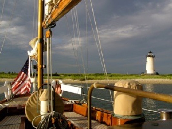 Sail Magic Carpet, Boat Charter, Edgartown Lighthouse, Martha's Vineyard