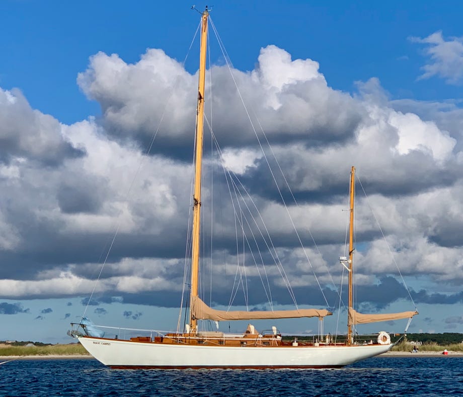 Magic Carpet sailing and chartering out of Edgartown Harbor, Martha's Vineyard
